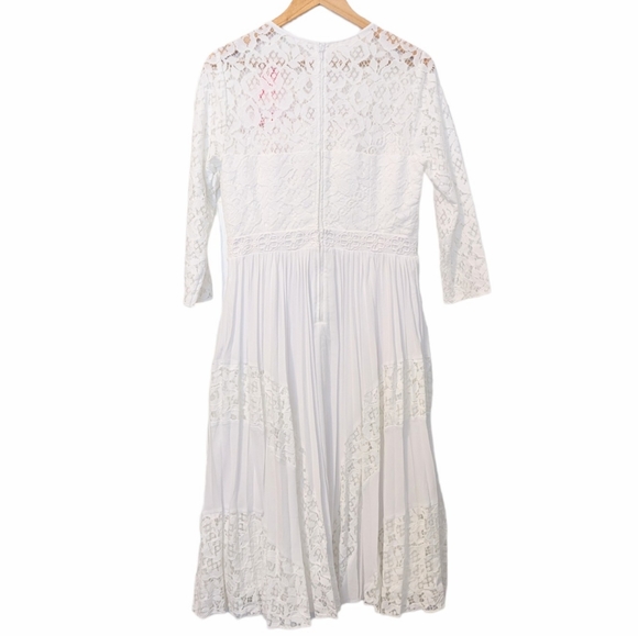 Lilly Pulitzer Aiden Midi Dress Resort White Lace 8 NWT - Picture 6 of 11